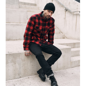 Chemise Flanelle à Carreaux Rouge & Noir - Brandit