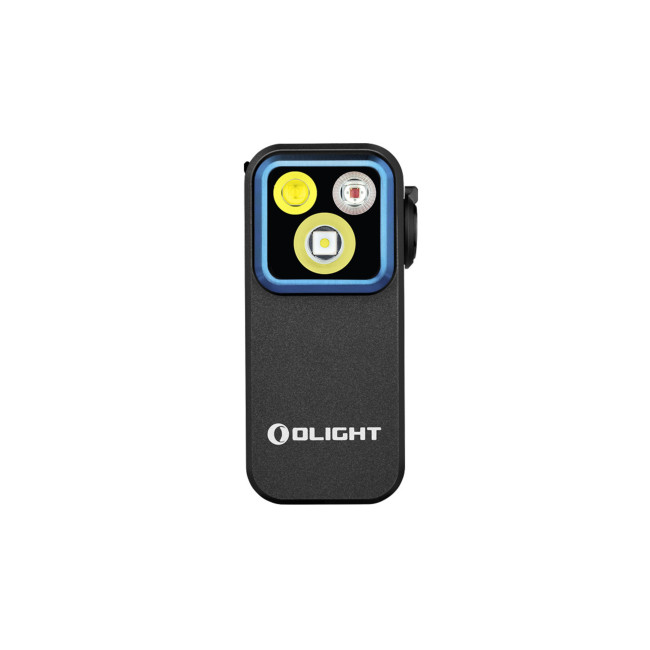 Lâmpada para colete tático com luz vermelha (500 lúmens) Oclip Pro - Preto - Olight