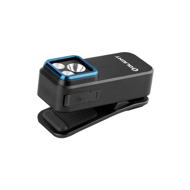 Taktische Westentaschenlampe 500 lm & rotes Licht OCLIP Pro schwarz - Olight