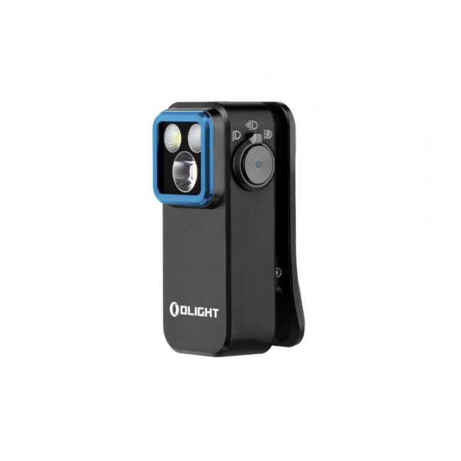 Lampe gilet tactique500 lm & lumièrerouge OCLIP Pro noir - Olight