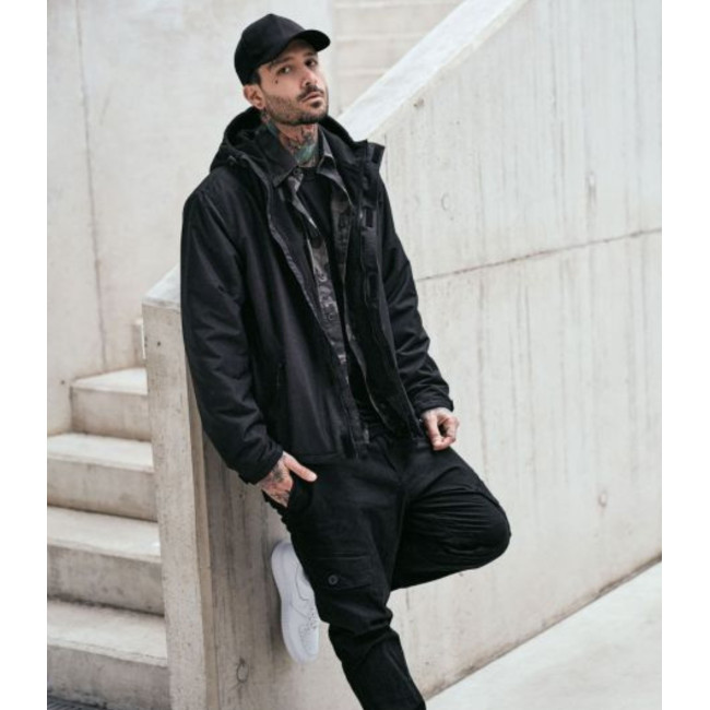 Coupe-vent zip noir - Brandit