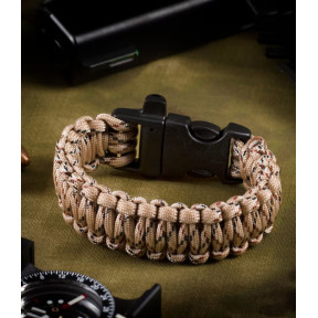 Bransoletka survivalowa Desert Camo - Invader Gear