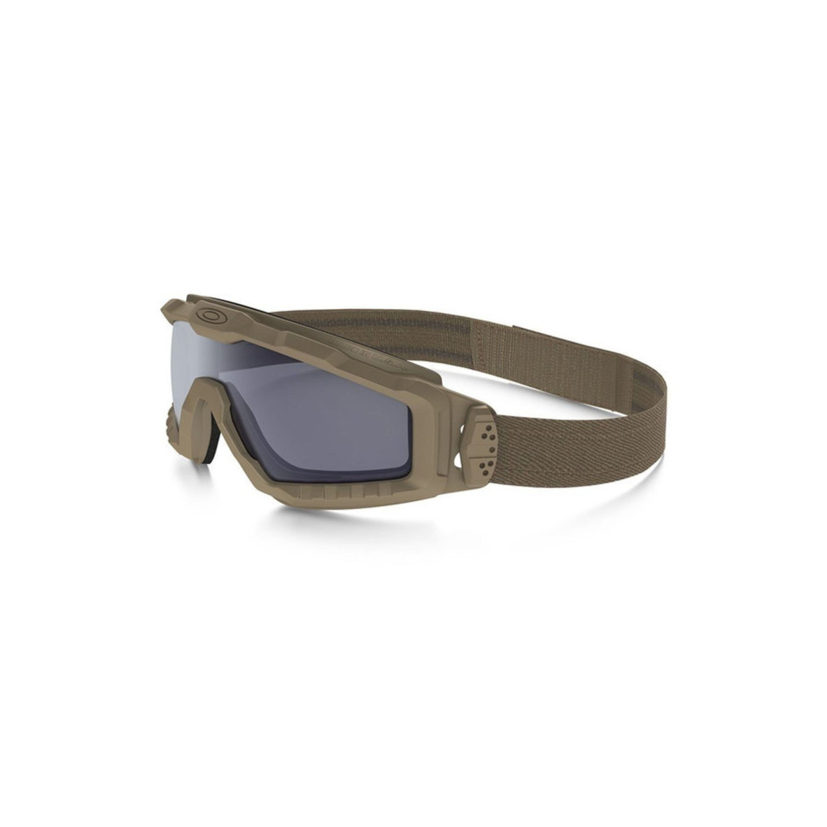 SI Ballistic Halo Mask Monture Tan Verre Gris Oakley