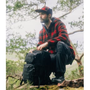 Veste polaire à capuche rouge/noir - Brandit