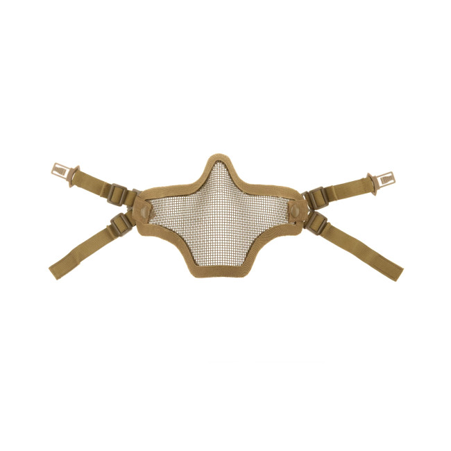 Demi masque Fast en acier Tan - Invader Gear