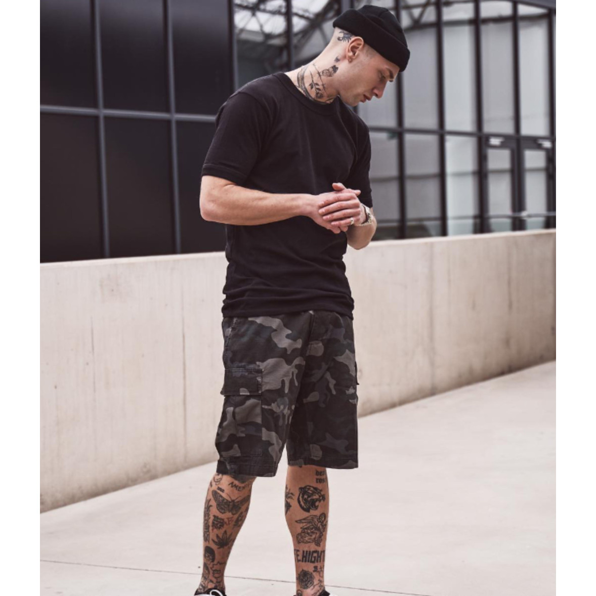 Brandit Pantaloni Corti Security BDU Ripstop Uomo Tattico - Foto 12