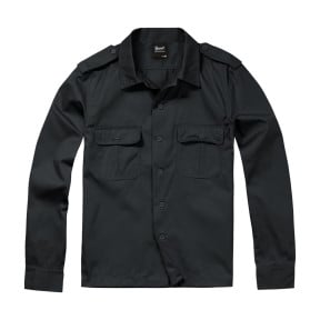 Chemise US manches longues noir - Brandit