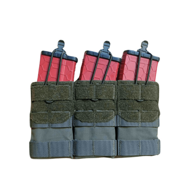 Porte-chargeur triple 5.56 Castra Praetoria - Ranger Green - Honor