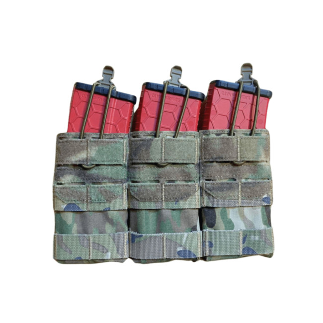 Porta-carregador triplo 5.56 Castra Praetoria - Multicam - Honor