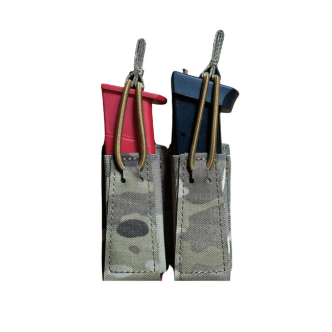 Porta caricatore doppio per pistola 9mm Easy Legio Now - Multicam - Honor