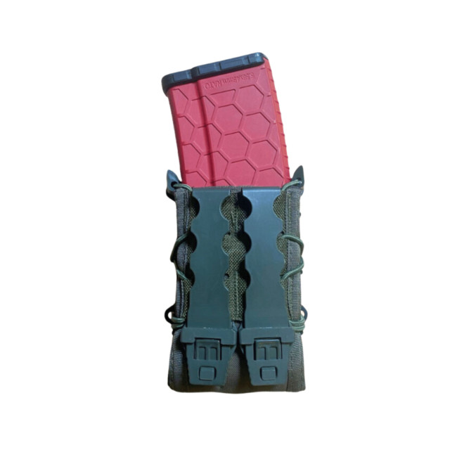 Porta-caricatore doppio multi-calibro Fast Legio Now - Ranger Green - Honor