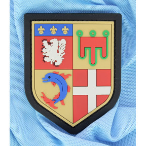 Distintivo PVC con velcro Gendarmerie Départementale Auvergne-Rhône-Alpes - Alta visibilità