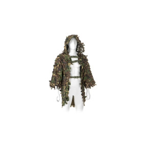 Ghillie in blad Woodland - Invader Gear