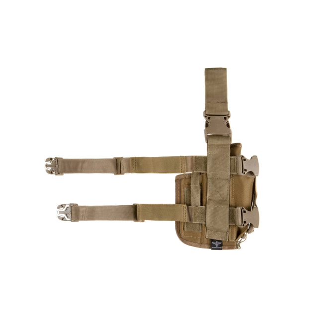 Linker beenholster met magazijnhouder Coyote - Invader Gear