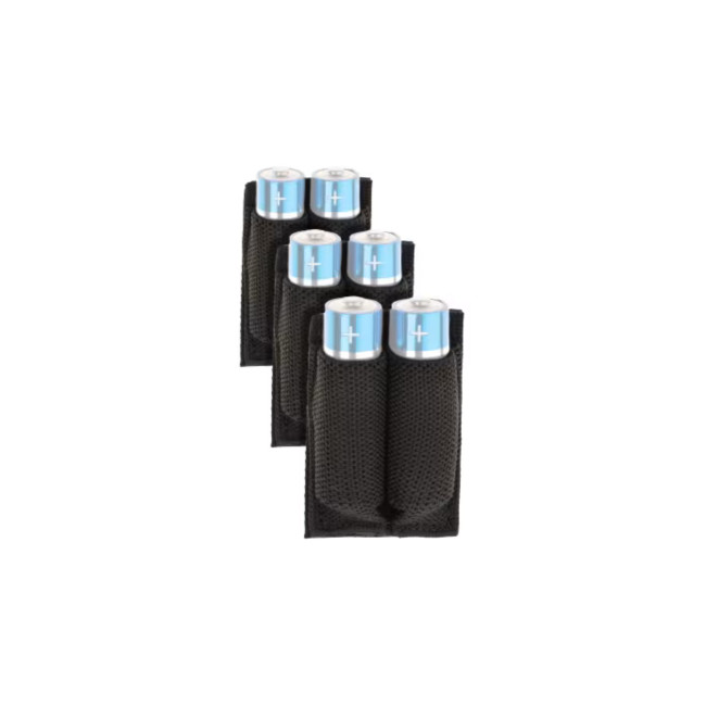 Lot de 3 porte-batterie Black - Invader Gear