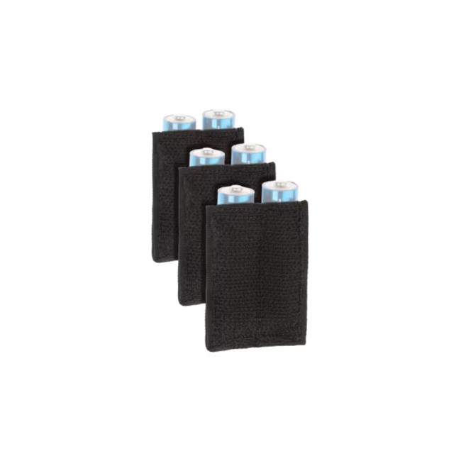 3er-Pack Batteriehalter Black - Invader Gear