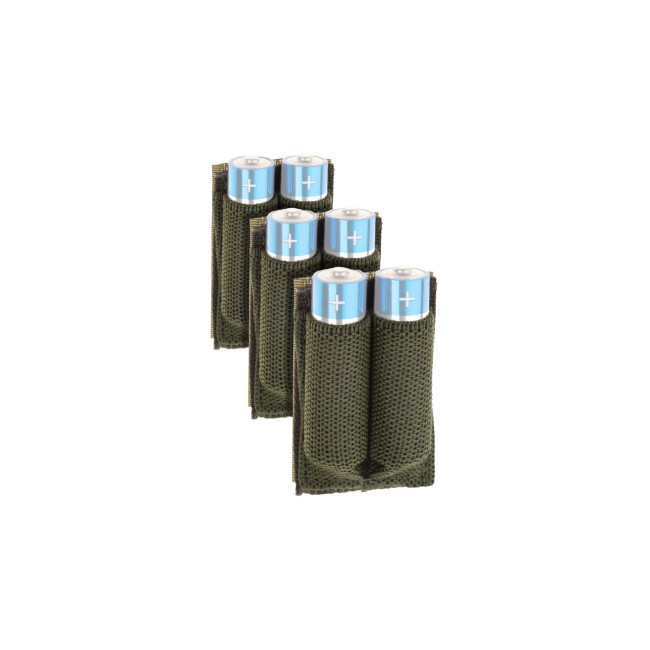 Set van 3 batterijhouders OD - Invader Gear