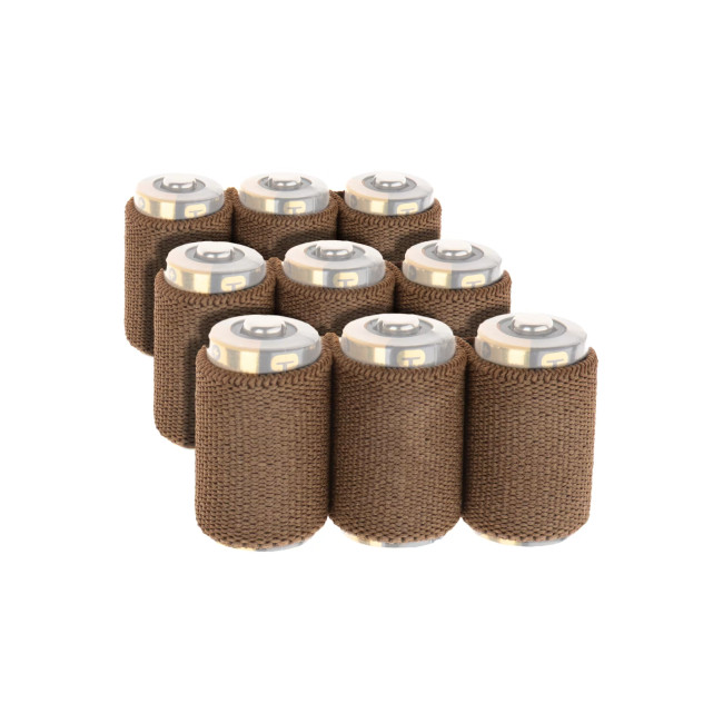Pack van 3 sets van 3 batterijhouders Coyote - Invader Gear