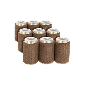 Pack de 3 lots de 3 porte-batterie Coyote - Invader Gear