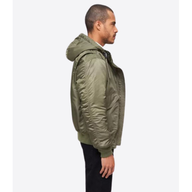 CWU Fliegerjacke mit Kapuze olivgrün - Brandit