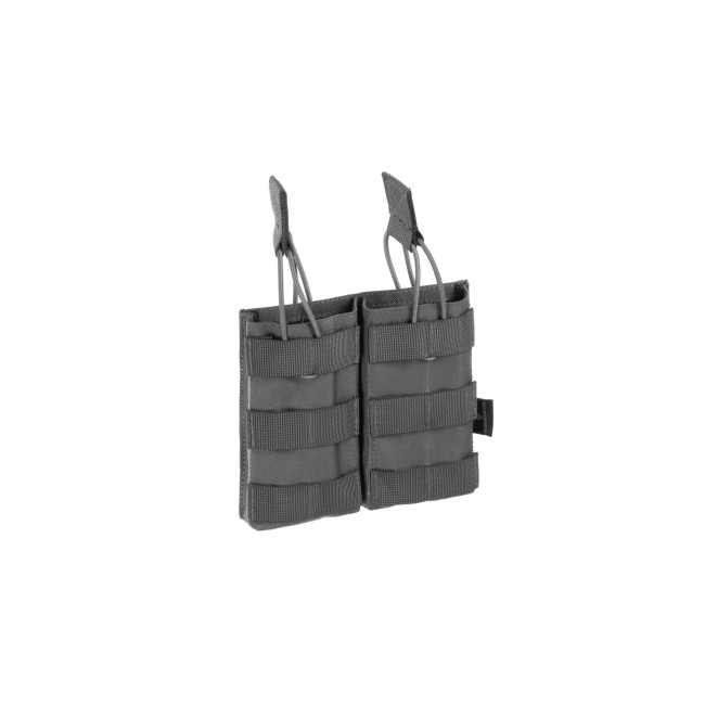 Doppelmagazintasche mit Schnellverschluss 5.56 Wolf Grey - Invader Gear