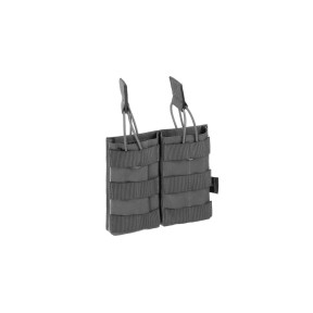 Dubbele magazijnhouder met snelle ontkoppeling 5.56 Wolf Grey - Invader Gear