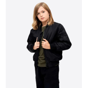 Kinder MA1 Jacke schwarz - Brandit