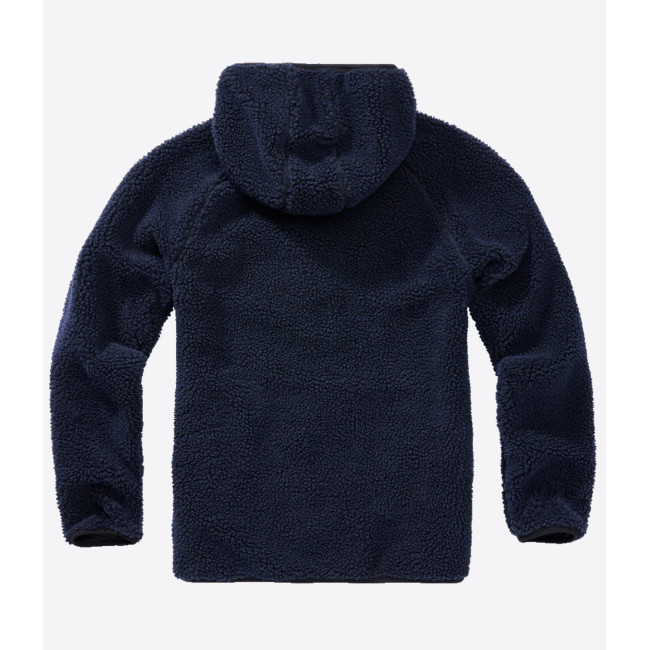 Fleece vest met capuchon marine - Brandit