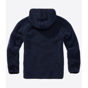 Marine Fleecejacke mit Kapuze - Brandit