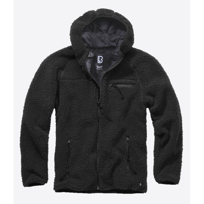 Veste polaire à capuche noir - Brandit