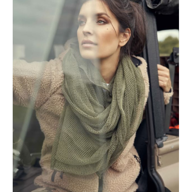 Dames fleece vest met capuchon kameel - Brandit