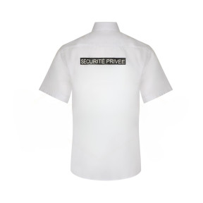 Kurzarm-Hemd Non Iron Private Sicherheit - Weiß - VVS