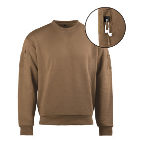 Felpa tattica girocollo - Coyote Scuro - Mil-Tec