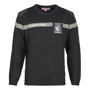 Jersey con franja gris Seguridad Privada - Negro - CityGuard