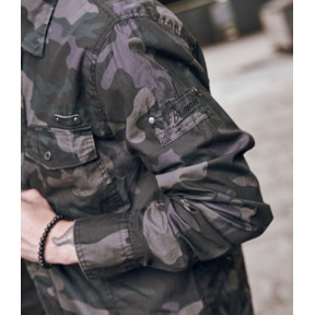 Chemise Slimfit Cintrée darkcamo - Brandit