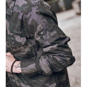 Chemise Slimfit Cintrée darkcamo - Brandit