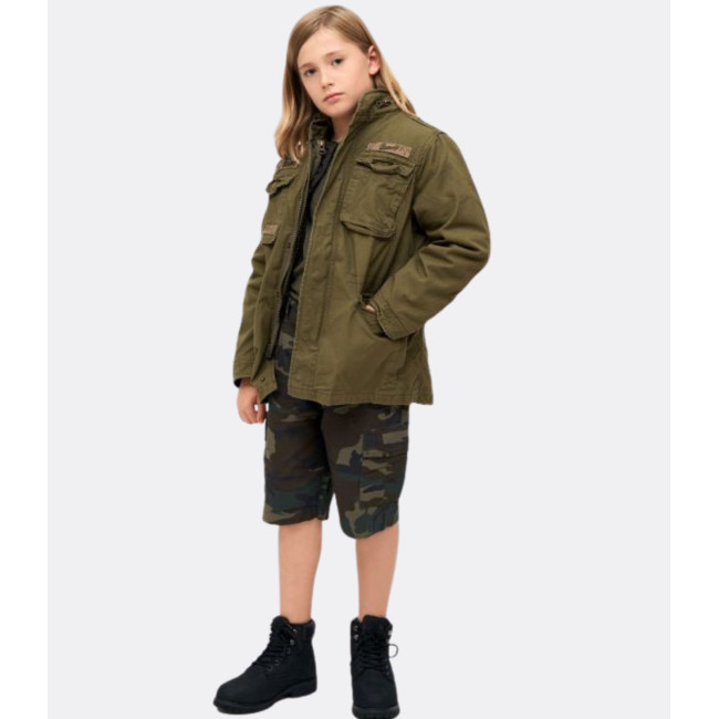 Kinder-Jacke M65 Giant olivgrün - Brandit