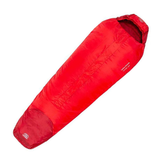 Schlafsack Trekker 250 - Rot - Highlander