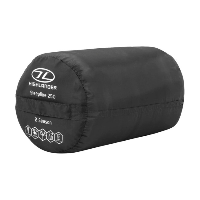 Sleepline Schlafsack - Anthrazitgrau - Highlander