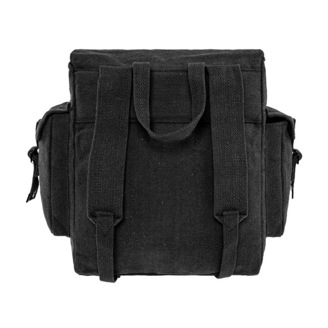 Großer Web-Rucksack mit Taschen - Schwarz - Highlander