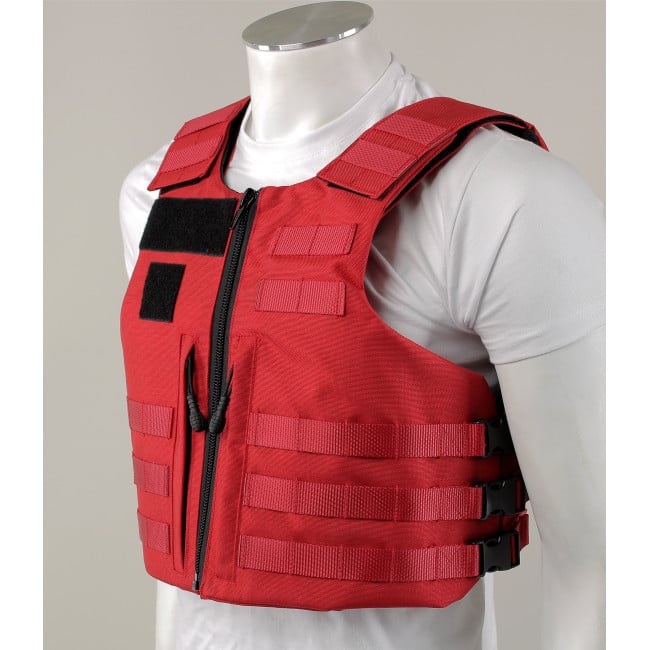 Gilet pare-balles Full Tactical IIIA Security Rouge - Le Protecteur