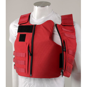 Full Tactical IIIA Security Rood kogelvrij vest - Le Protecteur