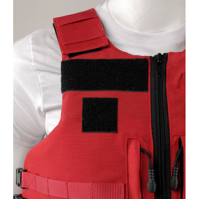 Giubbotto antiproiettile Full Tactical NIJ IIIA Security Unisex - Rosso - Il Protettore