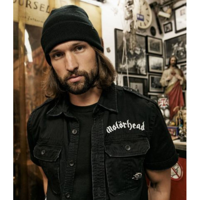 Vintage motorhead hemd zwart korte mouwen - Brandit