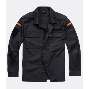 Chemise militaire BW noir - Brandit