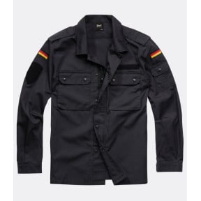 Chemise militaire BW noir - Brandit