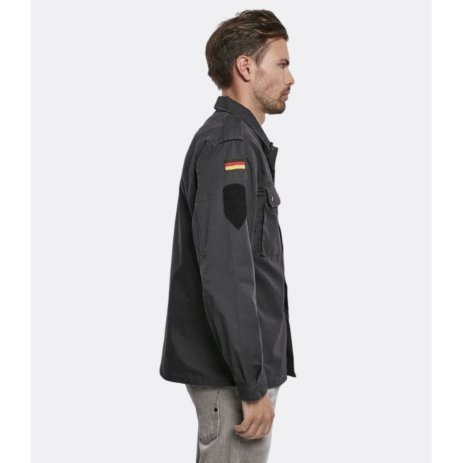 Chemise militaire BW noir - Brandit