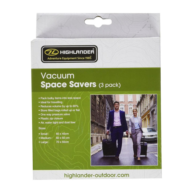 Lot de 3 sacs d'emballage sous vide - Highlander