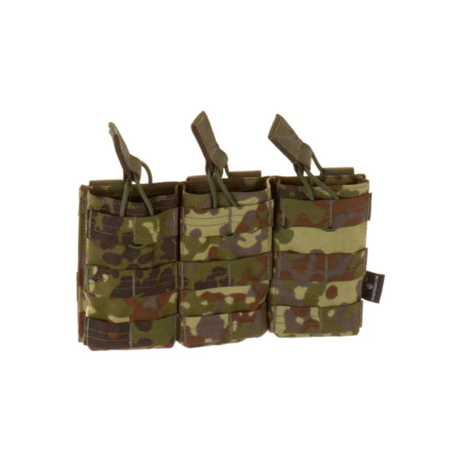 Drievoudige snelle ontkoppeling 5.56 magazijnhouder Flecktarn - Invader Gear