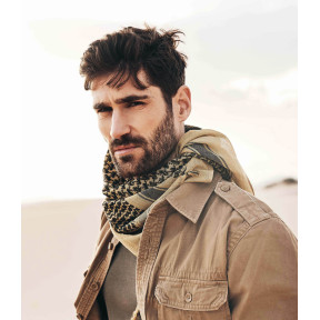 Écharpe shemag khaki/noir - Brandit